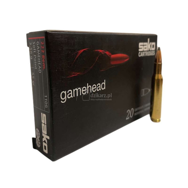 Amunicja Sako 222 REM. Gamehead 3,56g/55gr