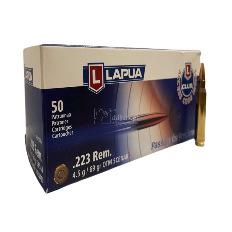 Amunicja Lapua 223 Rem OTM Scenar 4,5g/69gr