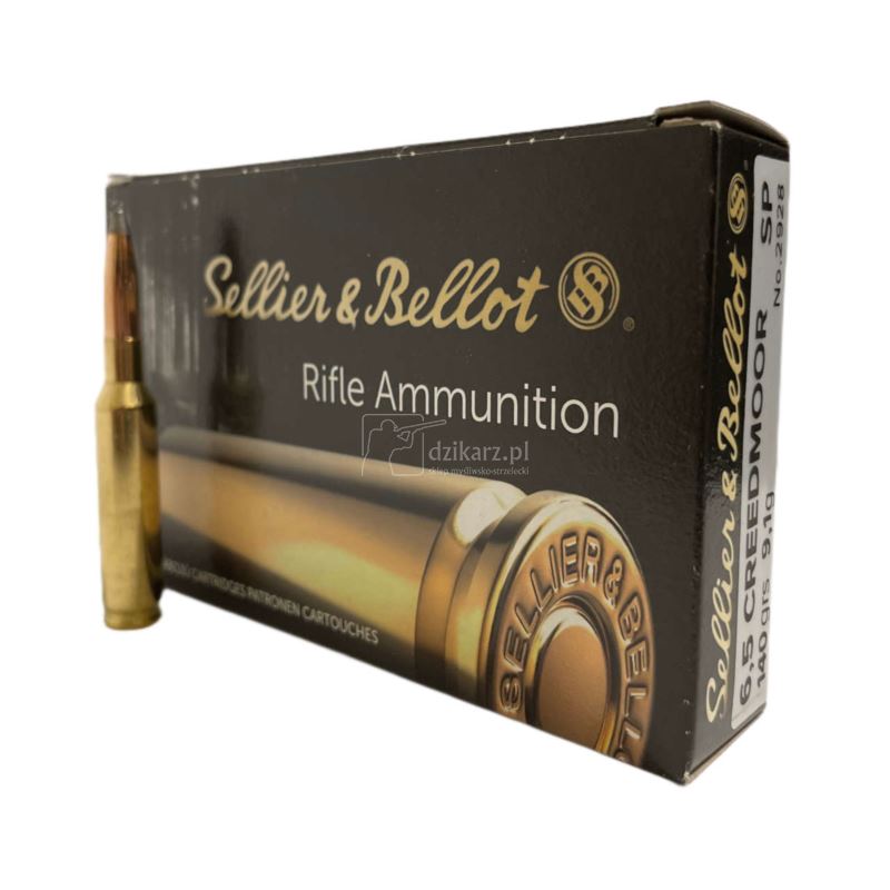 Amunicja S&B 6,5 Creedmoor SP 9,1g/140gr