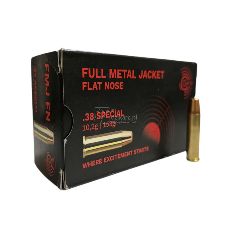 Amunicja Geco 38 Special FMJ10,2g/158gr