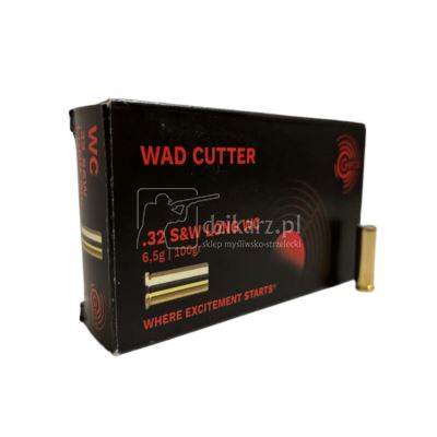 Amunicja Geco 32 S&W Long WC 6,5g/100gr