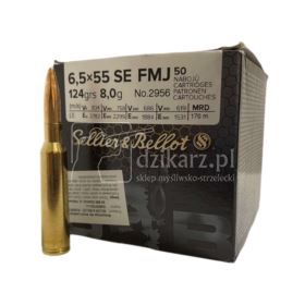 Amunicja S&B 6,5x55SE FMJ 8,0g/124gr