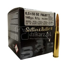 Amunicja S&B 6,5x55SE FMJBT 9,1g/140gr