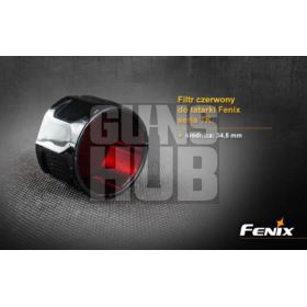 Filtr FENIX LP-adapter, czerwony