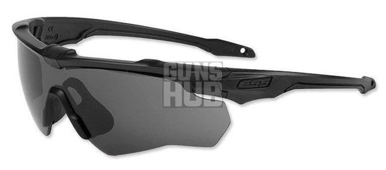 Okulary ESS Crossblade One Smoke Gray przyciem.