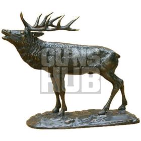 Statueta Korniluk z brązu Jeleń nr 55