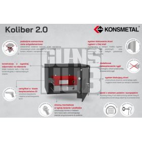 Sejf Koliber 2.0 20 S1 Ral 7035 elektronik