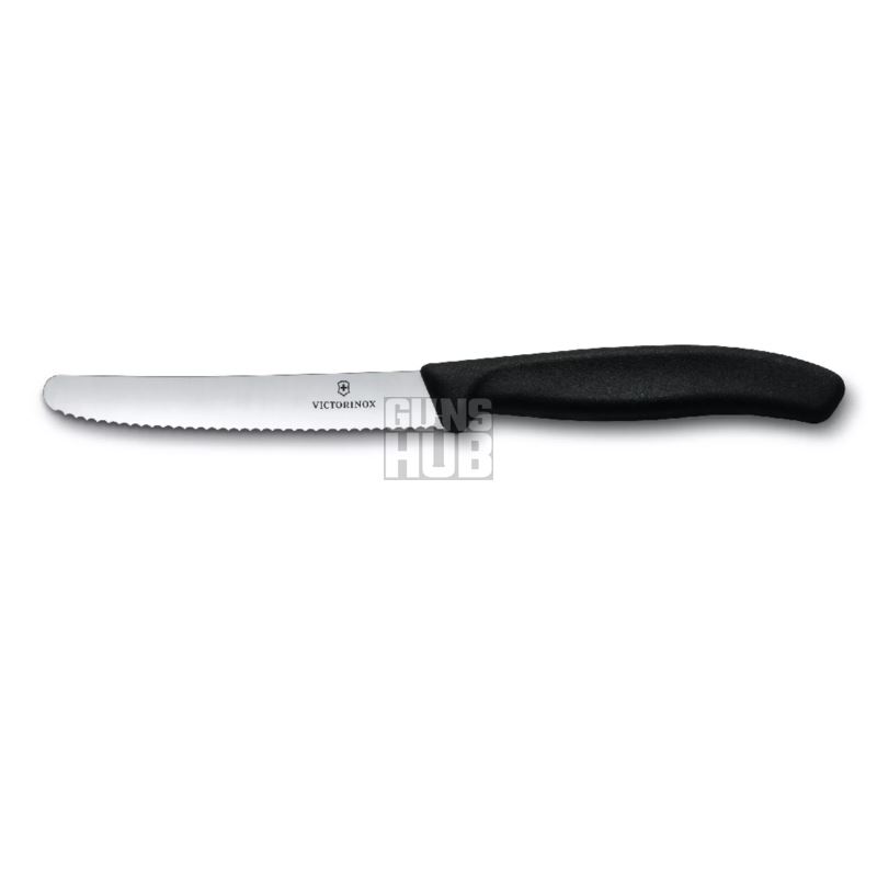 Nóż Victorinox Classic ostrze ząbkowane 11cm Black