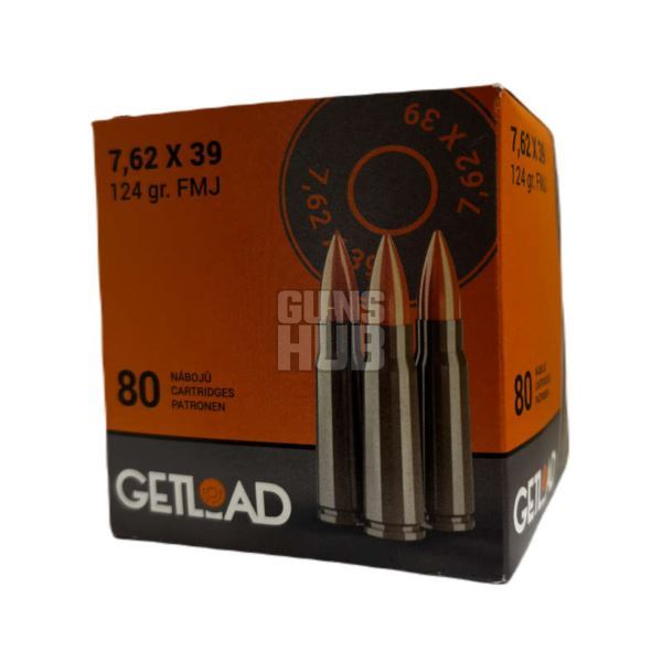 Amunicja Getload 7,62x39 FMJ 8,0g/124gr