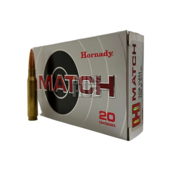 Amunicja Hornady 308 Win BTHP 10,7g/168gr