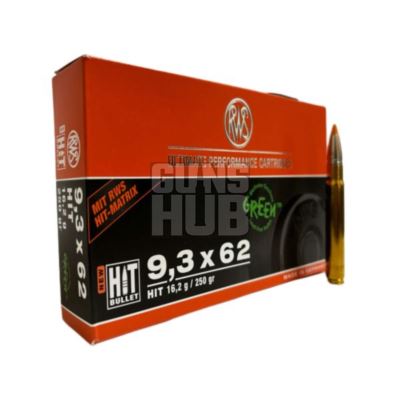 Amunicja RWS 9,3x62 Hit Green16,2g/250gr