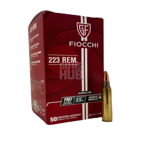 Amunicja Fiocchi 223 Rem. FMJ 3,6g