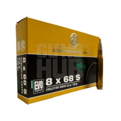 Amunicja RWS 8x68 S EVO Green 9,0g/139gr