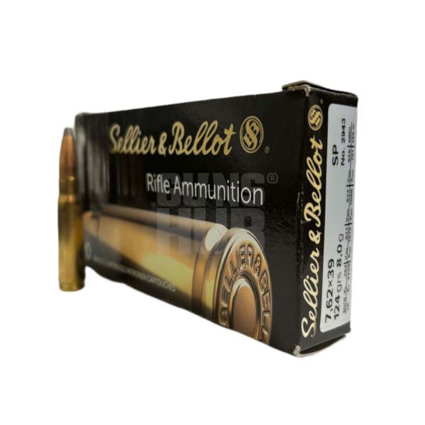 Amunicja S&B 7,62x39 SP 8,0g/124gr