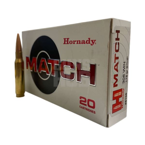 Amunicja Hornady 308 Win BTHP 11,5g/178gr