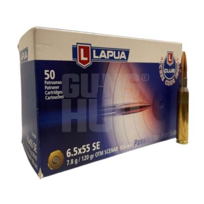 Amunicja Lapua 6,5x55 SE Scenar 7,8g/120gr