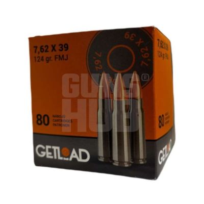 Amunicja Getload 7,62x39 FMJ 8,0g/124gr