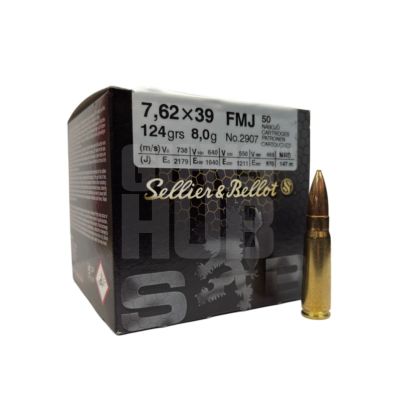 Amunicja S&B 7,62x39 FMJ 8.0 g Trainnig