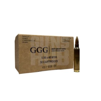 Amunicja GGG 223 Rem/5,56x45mm FMJ M193 3,56g/55gr