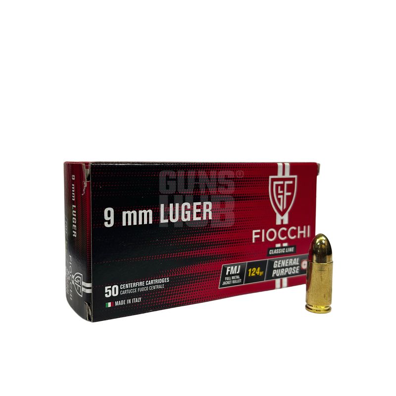 Amunicja Fiocchi 9x19 FMJ 8g