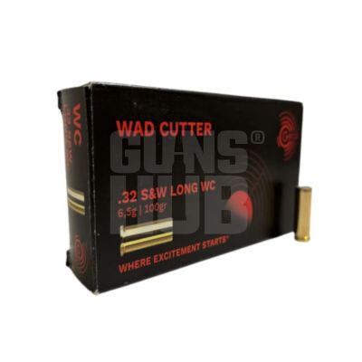 Amunicja Geco 32 S&W Long WC 6,5g/100gr