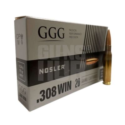 Amunicja GGG 308 Win. HPBT Nosler 11,34g/175 gr
