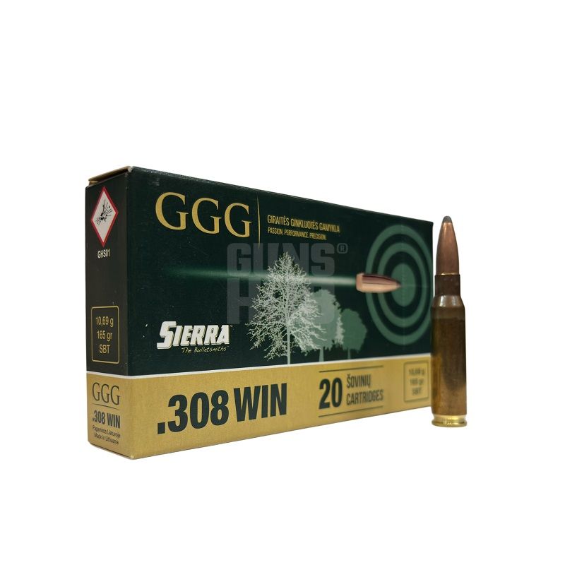 Amunicja GGG 308 Win. SBT 165 gr.