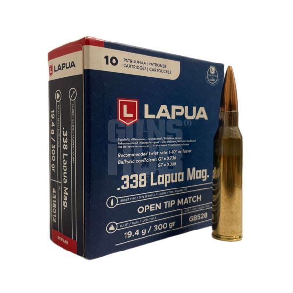 Amunicja Lapua 338 Lap Mag. Scenar OTM 19,4 g/300g