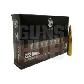 Amunicja RWS 222 Rem. TMS 3,24g/50gr