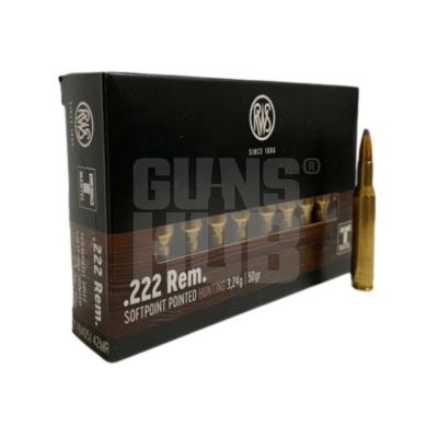 Amunicja RWS 222 Rem. TMS 3,24g/50gr