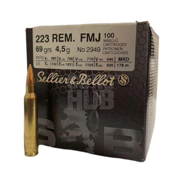 Amunicja S&B 223 Rem. FMJ 4,5g/69gr 100szt.