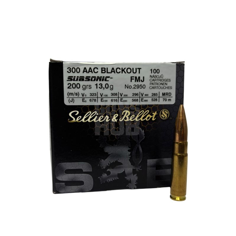 Amunicja S&B 300AAC Blackout-Subs. FMJ 13g/200gr