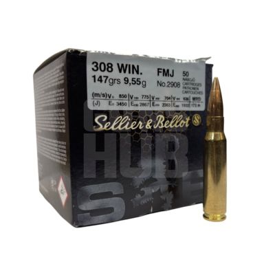 Amunicja S&B 308Win FMJ Traning 9,55g