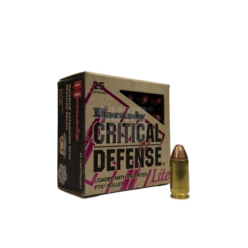 Amunicja Hornady 9x19 FTX CD 6,47g/100gr