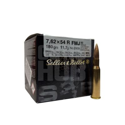 Amunicja S&B 7,62x54R FMJ Training (50)11,7g/180gr