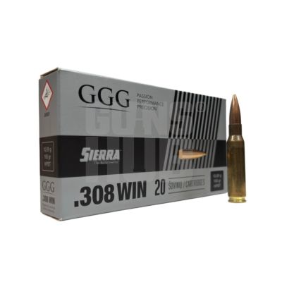 Amunicja GGG 308 Win. HPBT Sierra 10,9g/168 gr