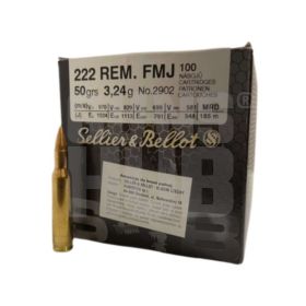 Amunicja S&B 222 REM. FMJ 3,24g/50gr 100szt.
