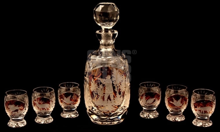 Karafka Koyan 6 kieliszków KP400 kryształ