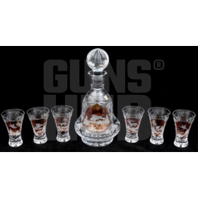 Karafka Koyan 6 kieliszków KP401 kryształ