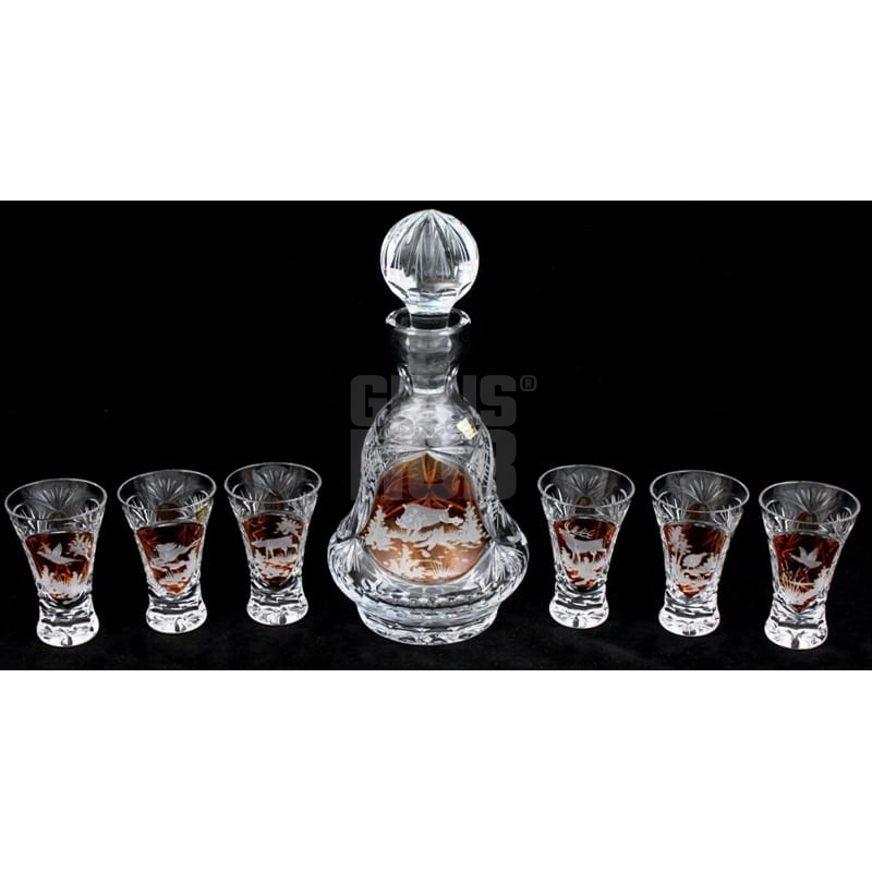 Karafka Koyan 6 kieliszków KP401 kryształ