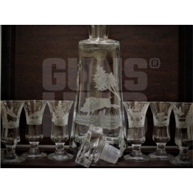 Karafka Koyan 6 kieliszków SG400 szkło