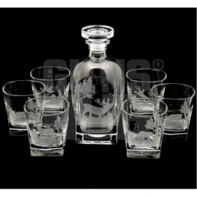 Karafka Koyan 6 szklanek SG412 szkło