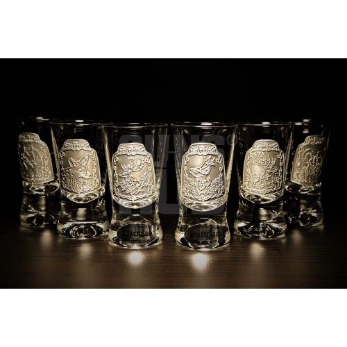 Kieliszki Hunting 6 sztuk 27C