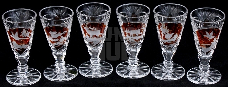 Kieliszki Koyan do wódki 6 sztuk KP102 kryształ