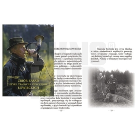 Książka zbiór zasad etyki, tradycji łowieckich