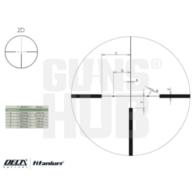 Luneta Delta Titanium 2,5-15x50 HD 2D