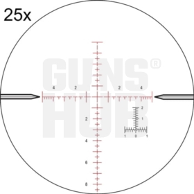 Luneta Nightforce Atacr 5-25x56 ZS FS Mil-R C554