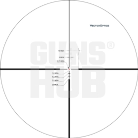 Luneta Vector Optics Continental 2-12x50 Hunt. SFP