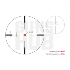 Luneta Vortex Crossfire II 3-9x40 1'' V-BRITE MOA