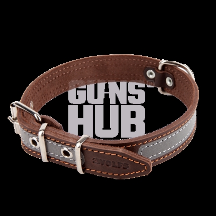 Obroża 2Wolfs Nature z odblaskiem